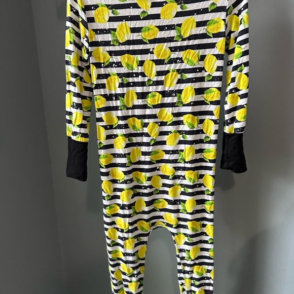 Ready Set Romper LS/LL Lemon Line - Picture 3 of 3
